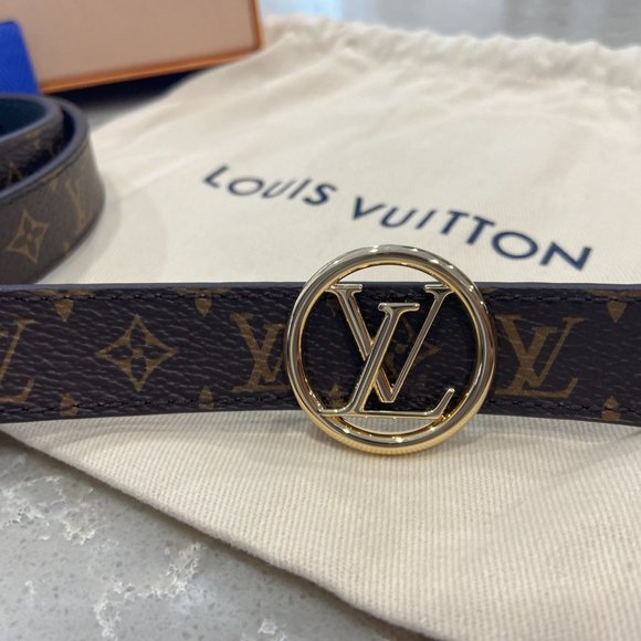 Ladies Louis Vuitton Reversible Belt - Picture 3 of 7
